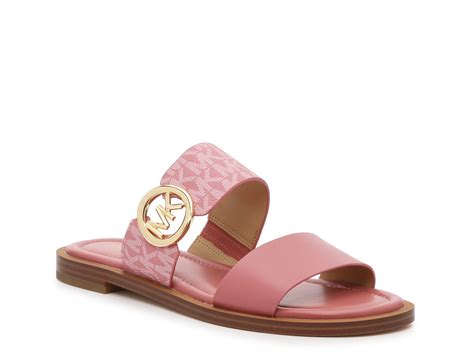 michael kors cognac sandals|michael kors sandals sale.